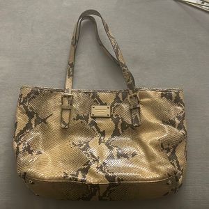 Michael Kors Faux Snake Skin Purse